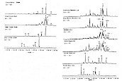 甲藻甾烷、4一甲基甾烷、C29和C30甾烷的质量色谱图