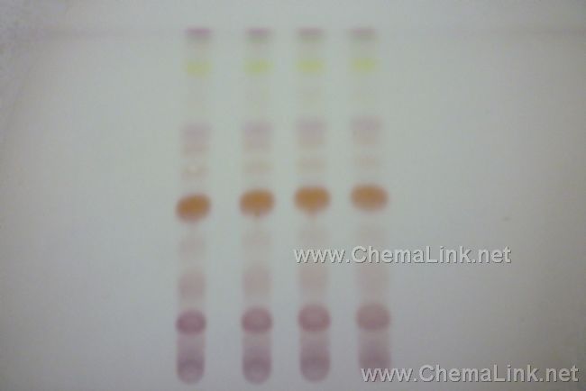 薄层层析实验图谱图片