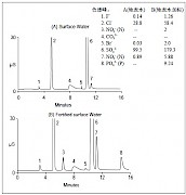 AS18色谱柱分离地表水中的常见阴离子